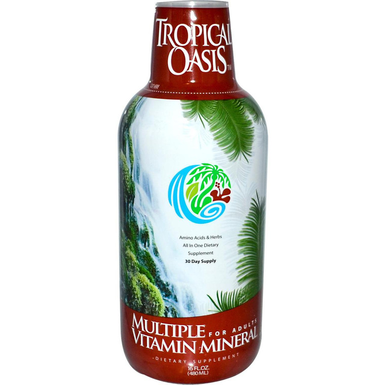 Tropical Oasis Adult Multi-Vitamin Mineral -- 16 fl oz