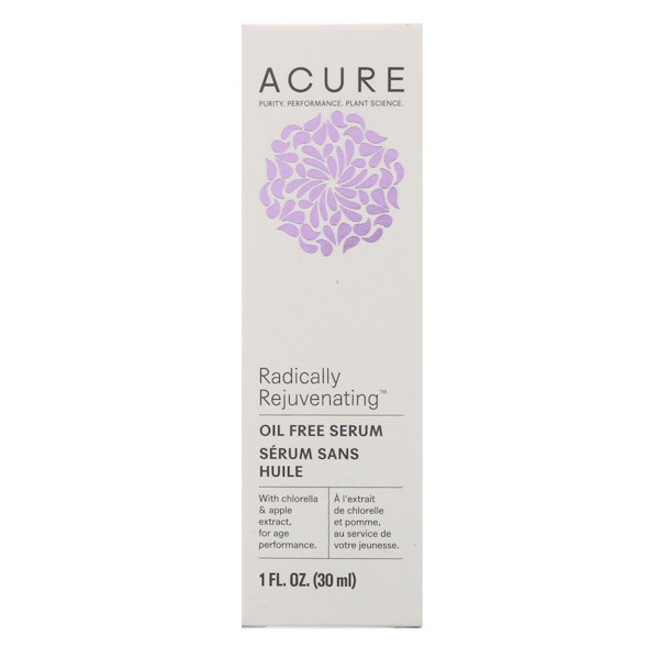 Acure, Radically Rejuvenating, Oil Free Serum, 1 fl oz (30 ml)