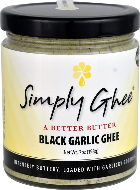 Simply Ghee Grass-Fed Ghee  Black Garlic - 7 oz