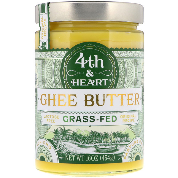 4th & Heart, Ghee Clarified Butter, Original Recipe, 16 oz (454 g)