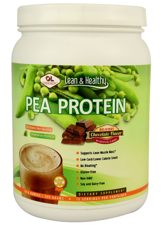 Olympian Labs Lean and Healthy Pea Protein Chocolate -- 13 Servings