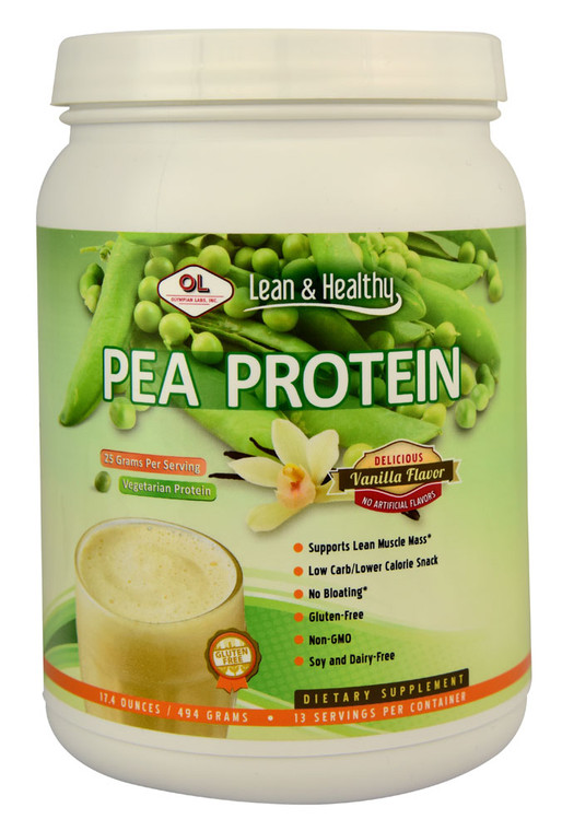 Olympian Labs Lean and Healthy Pea Protein Vanilla -- 13 Servings
