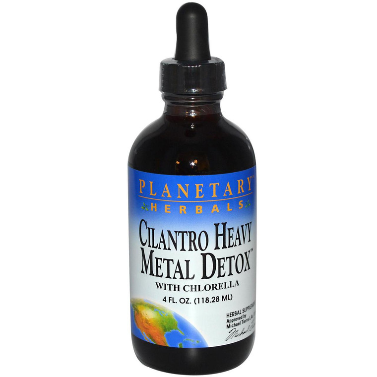 Planetary Herbals, Cilantro Heavy Metal Detox, 4 fl oz (118.28 ml)