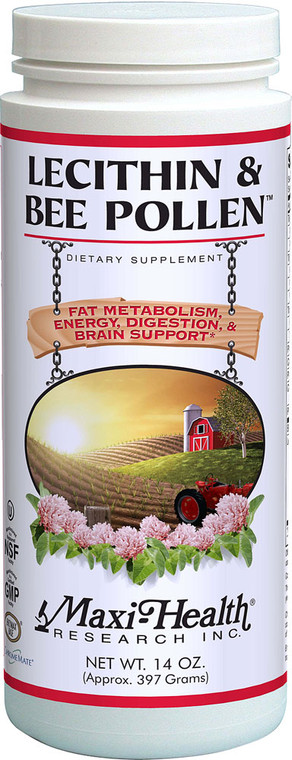 Maxi Health Kosher Lecithin with Bee Pollen -- 14 oz