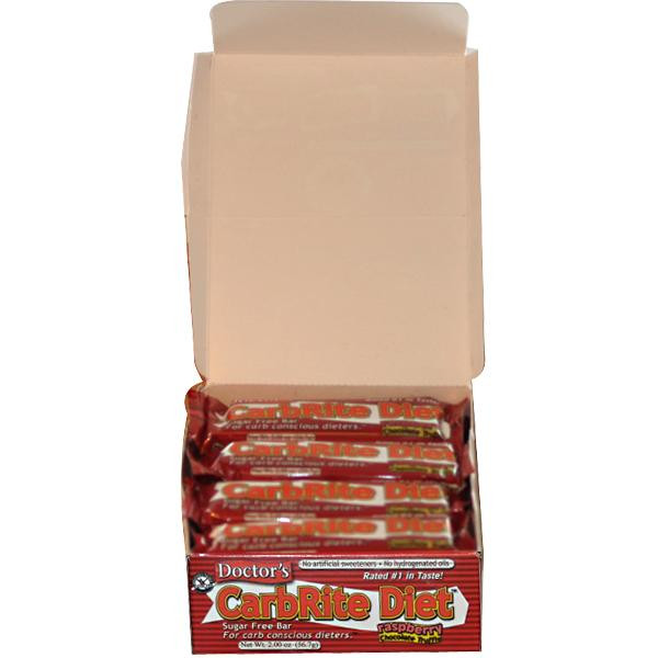Universal Nutrition, Docs CarbRite Diet, Sugar Free Bar, Raspberry Chocolate Truffle, 12 Bars, 2.00 oz (56.7 g) Each