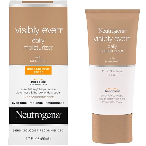 Neutrogena, Visibly Even, Daily Moisturizer with Sunscreen, SPF 30, 1.7 fl oz (50 ml)
