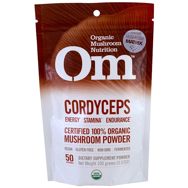 Organic Mushroom Nutrition, Cordyceps, Mushroom Powder , 3.57 oz (100 g)