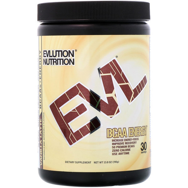 EVLution Nutrition, BCAA Energy, Vanilla Latte, 13.8 oz (390 g)