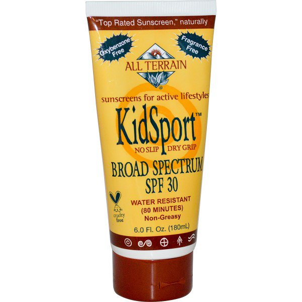 All Terrain, KidSport, Sunscreen, SPF 30, Fragrance Free, 6.0 fl oz (180 ml)