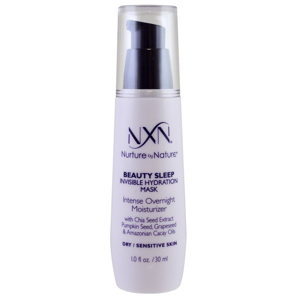 NXN, Nurture by Nature, Beauty Sleep Invisible Hydration Mask, Dry / Sensitive Skin, 1 fl oz (30 ml)