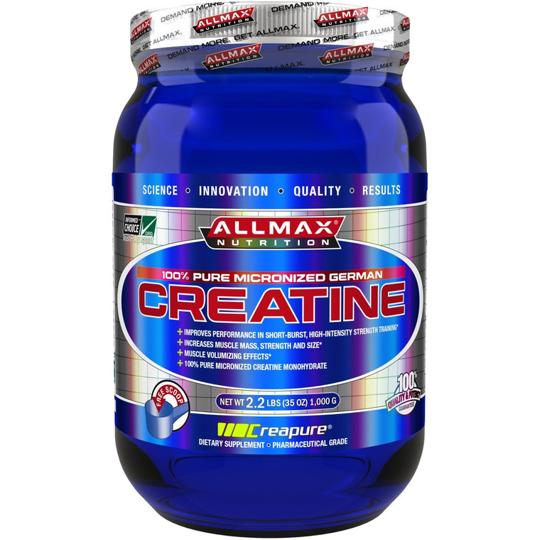 ALLMAX Nutrition, Creatine Powder, 100% Pure Micronized Creatine Monohydrate, Pharmaceutical Grade Creatine, 35.27 oz (1000 g)