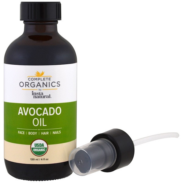 InstaNatural, Complete Organics Avocado Oil, 4 fl oz (120 ml)