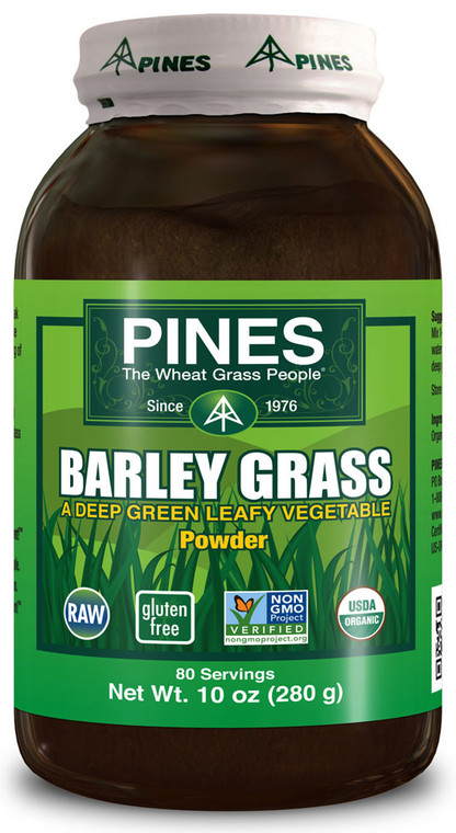 Pines International, Organic Barley Grass Powder - 10 oz