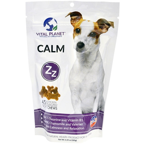 Vital Planet, Calm, Chicken Flavored Soft Chews, 6.34 oz (180 g)