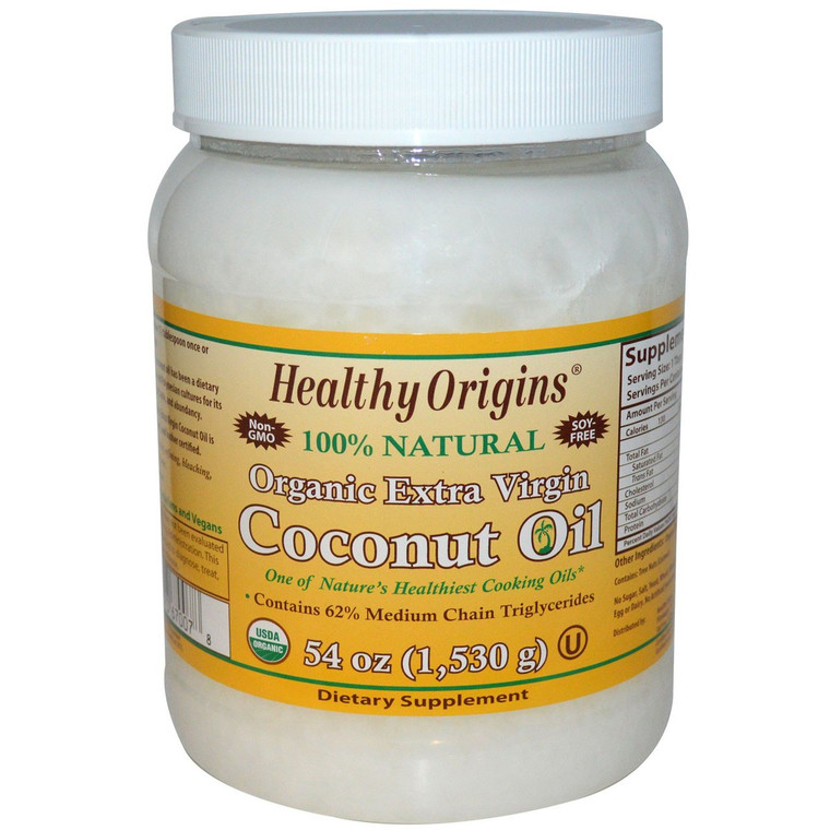 Healthy Origins Organic Extra Virgin Coconut Oil -- 54 fl oz