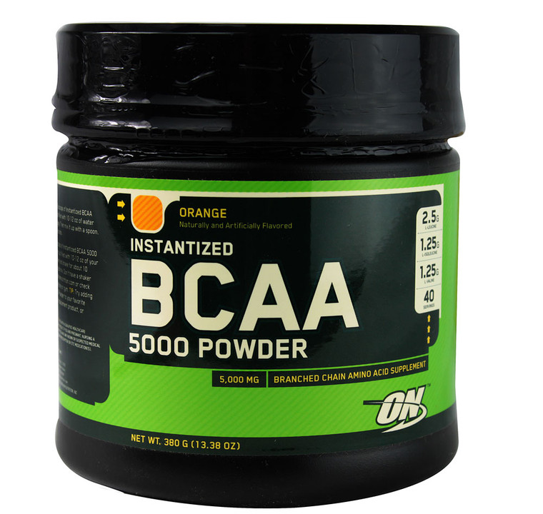 Optimum Nutrition, Instantized BCAA 5000 Powder,  Orange - 40 Servings