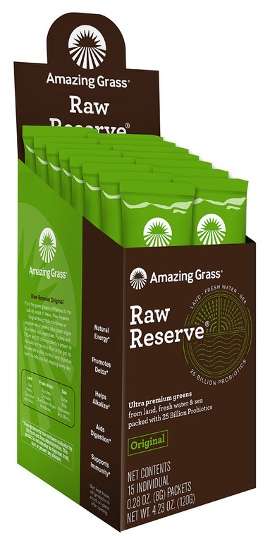 Amazing Grass Raw Reserve Original -- 15 Packets