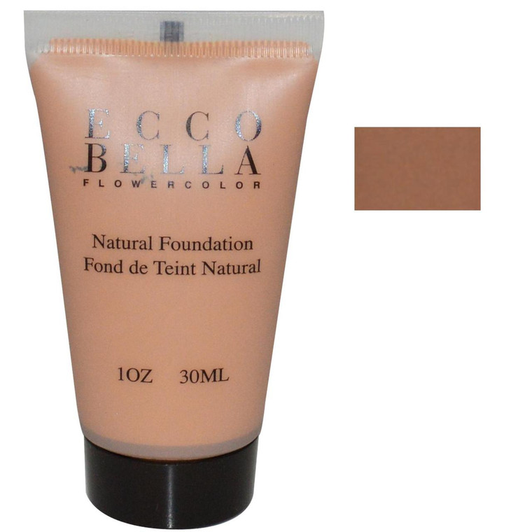 Ecco Bella, Flowercolor, Natural Foundation, SPF 15, Linen, 1 fl oz (30 ml)