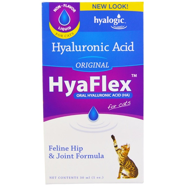 Hyalogic , HyaFlex for Cats, Oral Hyaluronic Acid (HA), Original, 1 oz (30 ml)