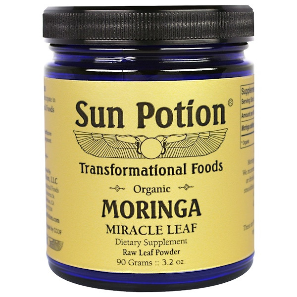 Sun Potion, Moringa Leaf Powder, Organic, 3.2 oz (90 g)