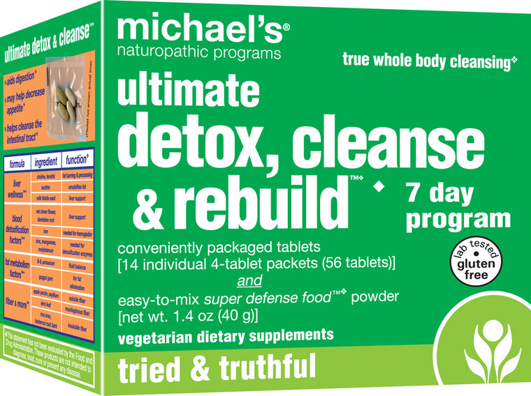 Michaels Naturopathic Programs, Ultimate Detox Cleanse and Rebuild 7-Day Program - 1 Kit