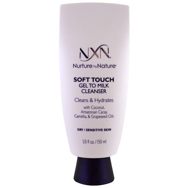 NXN, Nurture by Nature, Soft touch Gel to Milk Cleanser, Dry / Sensitive Skin, 5 fl oz (150 ml)