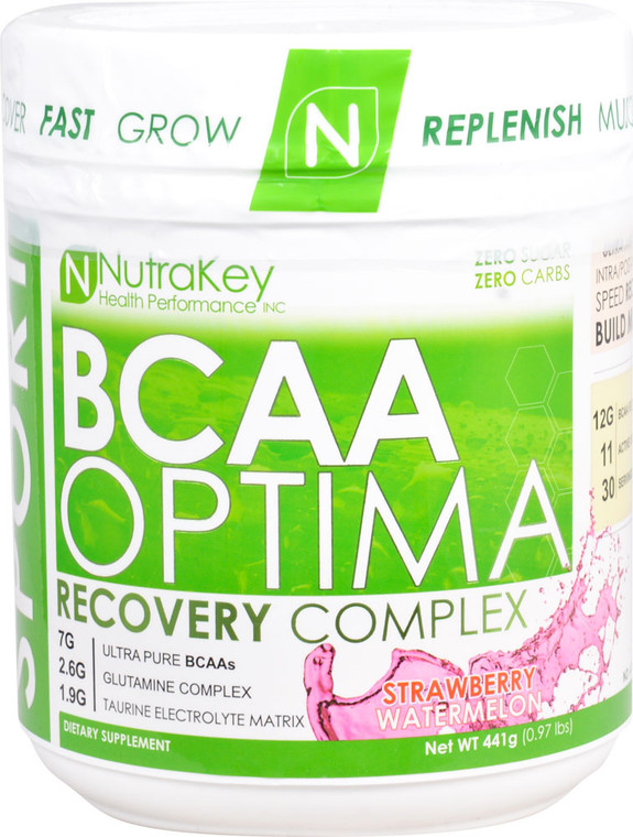 NutraKey BCAA Optima Strawberry Watermelon -- 30 Servings