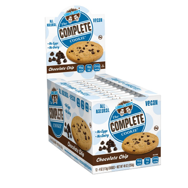 Lenny & Larrys, The Complete Cookie, Chocolate Chip, 12 Cookies, 4 oz (113 g) Each