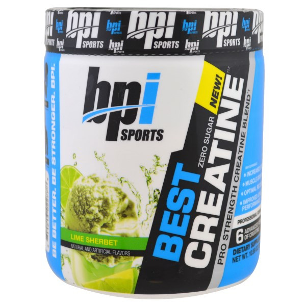 BPI Sports, Best Creatine, Pro Strength Creatine Blend, Lime Sherbet, 10.58 oz (300 g)