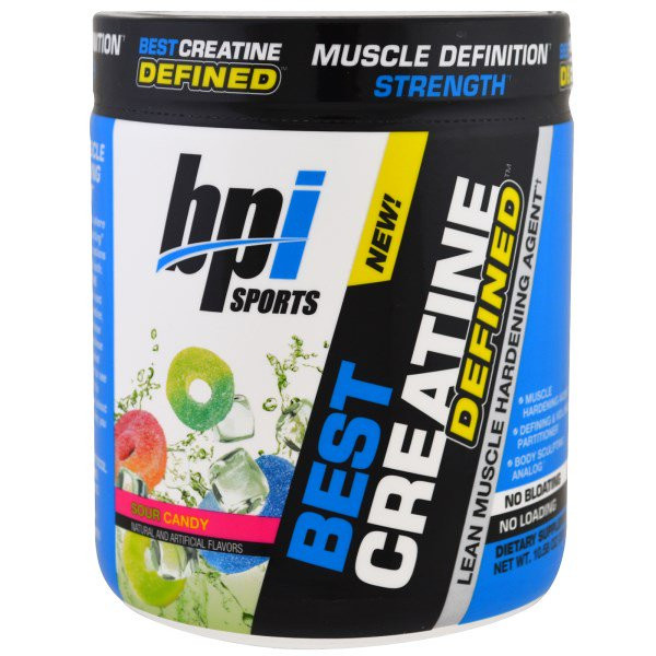 BPI Sports, Best Creatine, Defined, Lean Muscle Hardening Agent, Sour Candy, 10.58 oz (300 g)