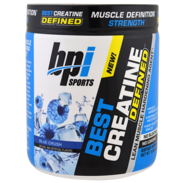 BPI Sports, Best Creatine Defined, Lean Muscle Hardening Agent, Blue Crush, 10.58 oz (300 g)