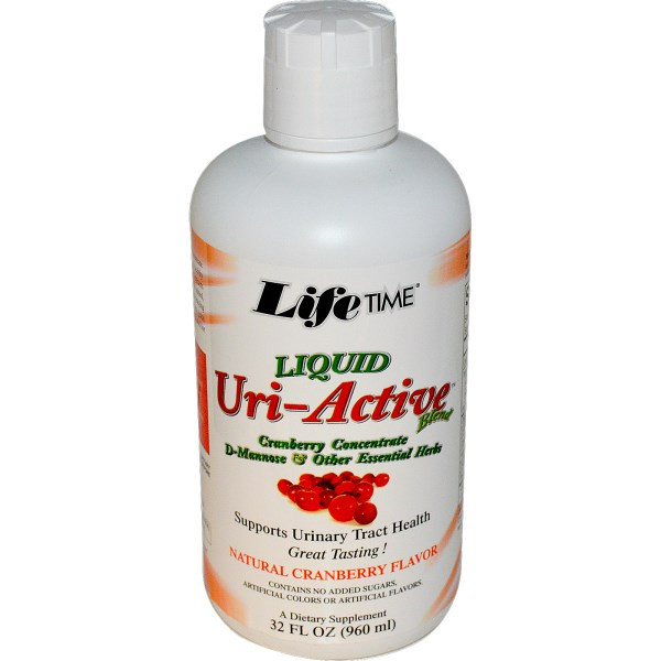 Life Time, Liquid Uri-Active Blend, Natural Cranberry Flavor, 32 fl oz (960 ml)