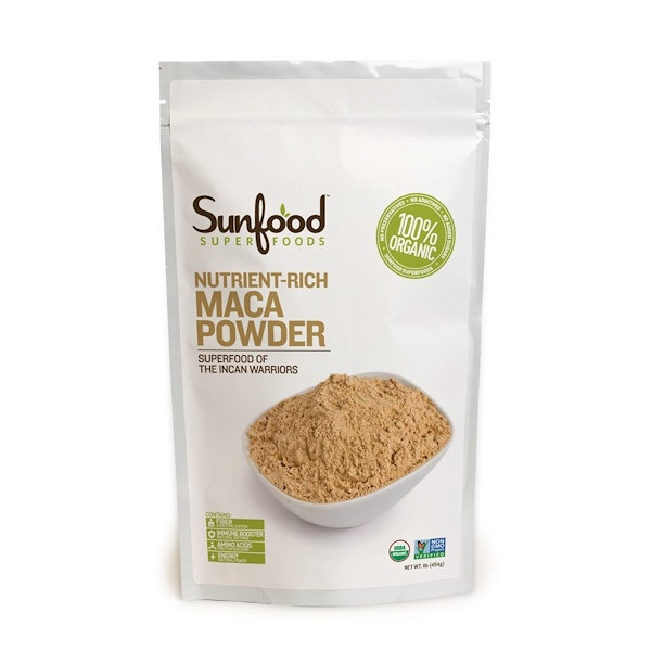 Sunfood, Maca Powder, Raw, 1 lb (454 g)