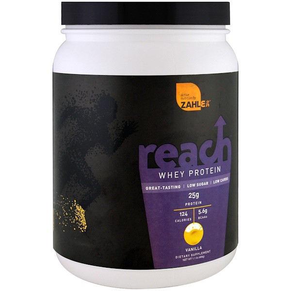 Zahler, Reach, Whey Protein, Vanilla , 1.1 lb (494 g)