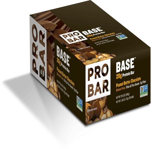 ProBar, Protein Bar, Peanut Butter Chocolate, 12 Bars, 2.47 oz (70 g) Each