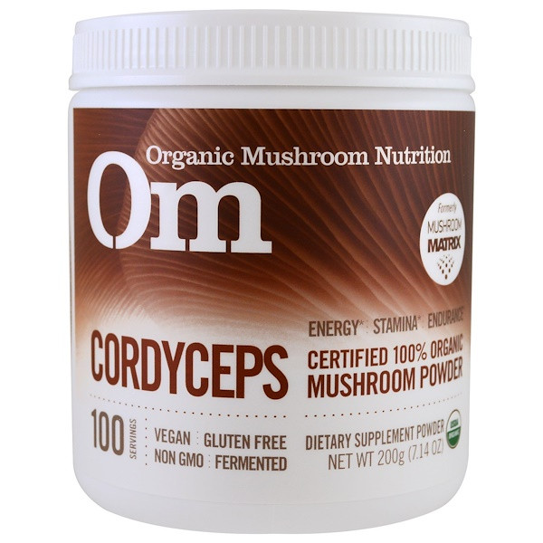 Organic Mushroom Nutrition, Cordyceps, Mushroom Powder, 7.14 oz (200 g)