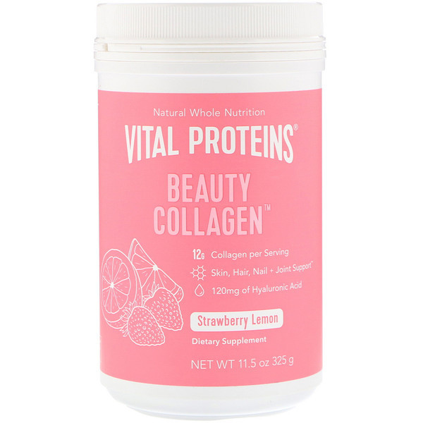 Vital Proteins, Beauty Collagen, Strawberry Lemon, 11.5 oz (325 g)