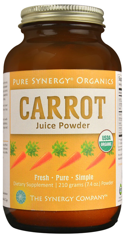 Pure Synergy Organics Carrot Juice Powder -- 7.4 oz