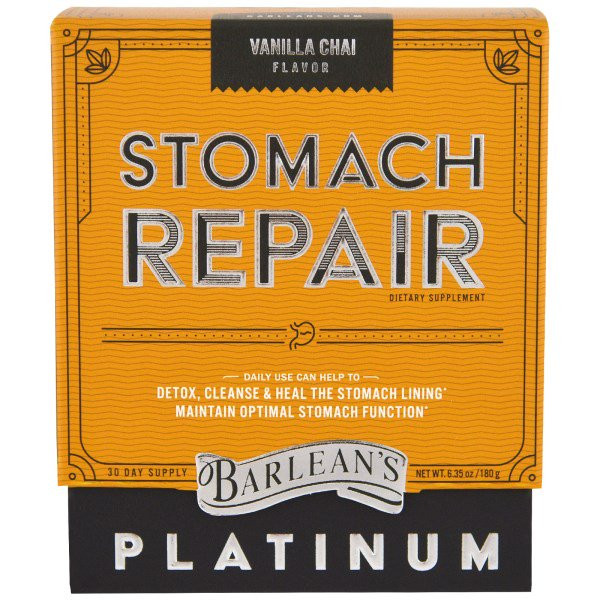 Barleans, Stomach Repair, Vanilla Chai , 6.35 oz (180 g)