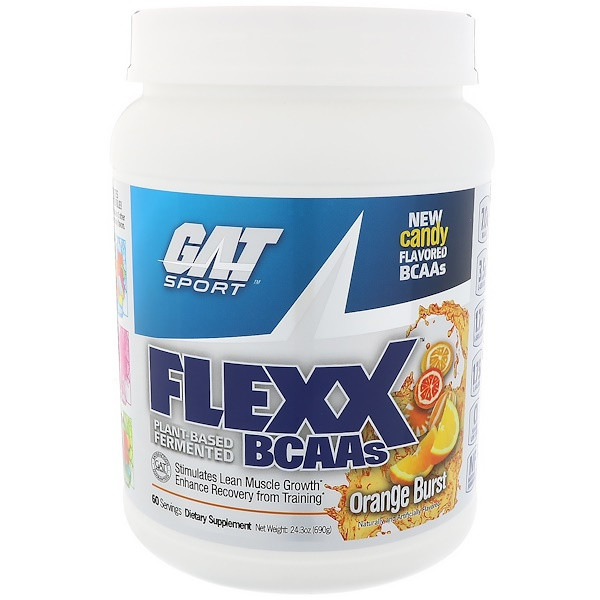 GAT, Flexx BCAAs, Orange Burst, 24.3 oz (690 g)