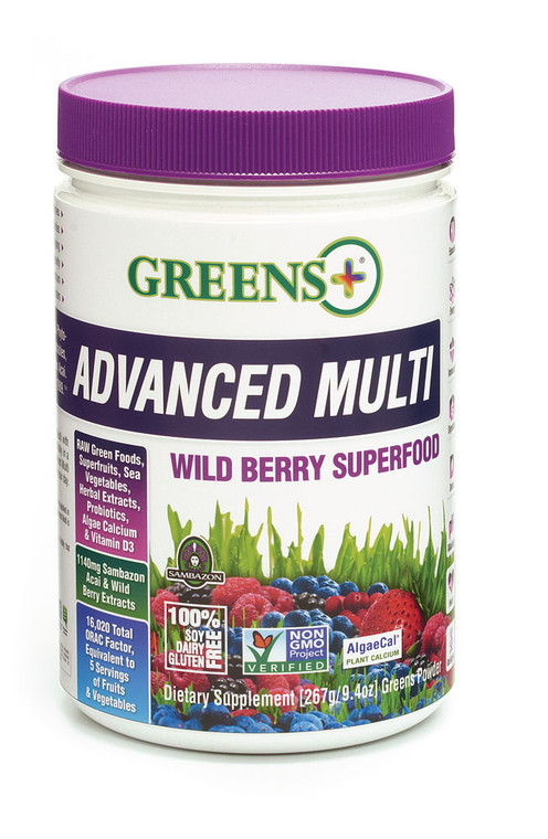 Greens Plus, Advanced Multi, Wild Berry Superfood, 9.4 oz (267 g)
