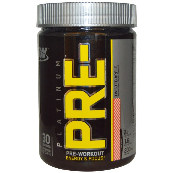 Optimum Nutrition, Platinum Pre-Workout, Twisted Apple, 8.45 oz (240 g)