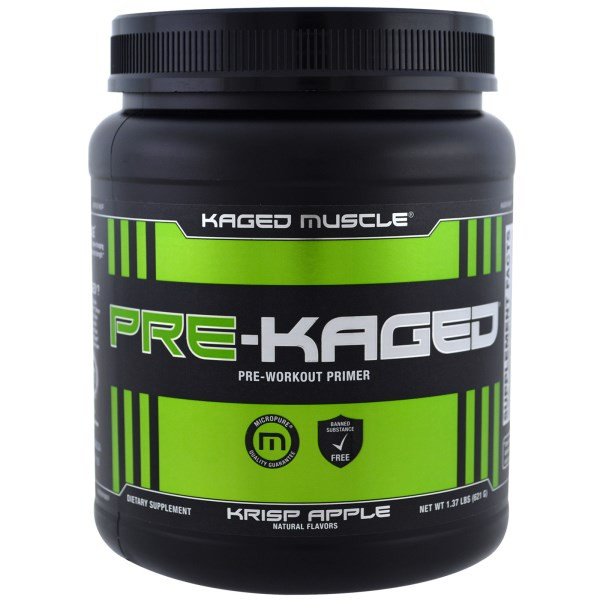 Kaged Muscle, Pre-Kaged, Pre-Workout Primer, Krisp Apple, 1.37 lbs (621 g)