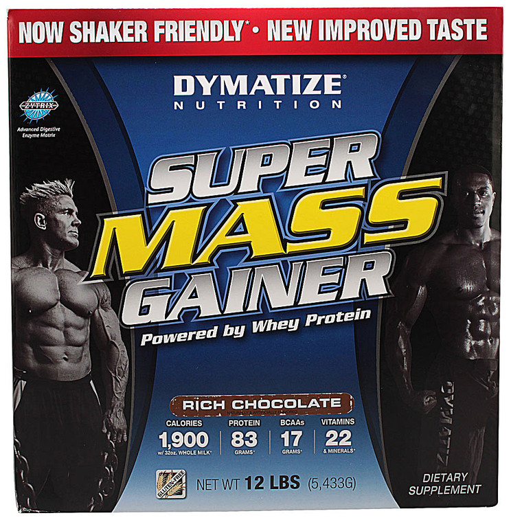 Dymatize Super Mass Gainer Rich Chocolate -- 12 lbs