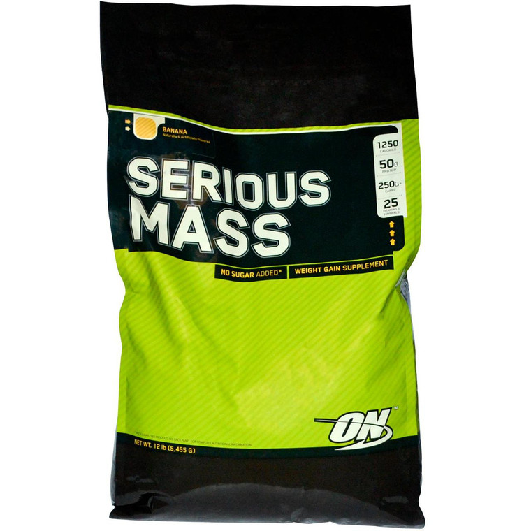 Optimum Nutrition Serious Mass Banana - 12 lbs