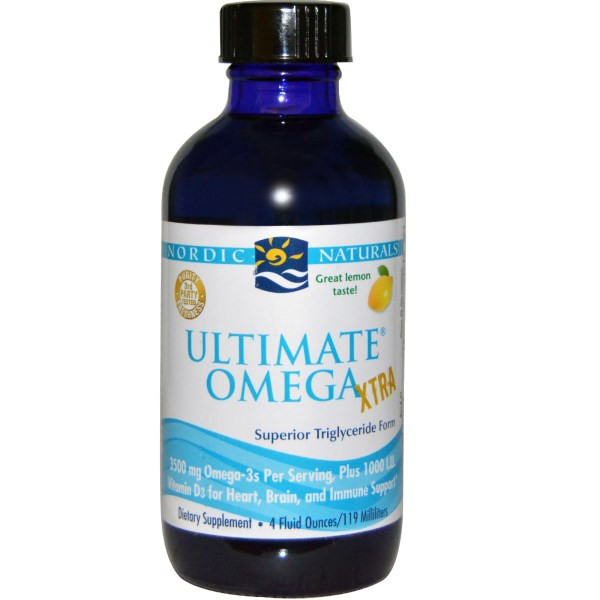 Nordic Naturals, Ultimate Omega Xtra, Lemon, 4 fl oz (119 ml)