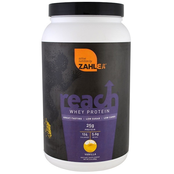 Zahler, Reach, Whey Protein, Vanilla , 2.2 lb (989 g)