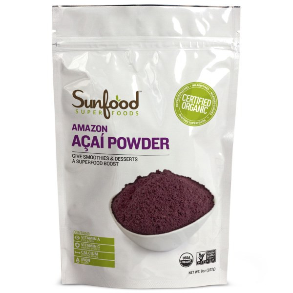 Sunfood, Organic Acai Powder, 8 oz (227 g)