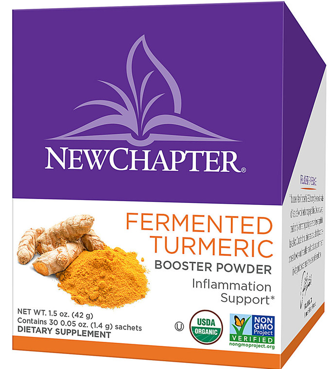 New Chapter Fermented Organic Turmeric Booster Powder - 30 Packets
