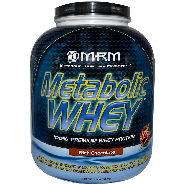 MRM Metabolic Whey Protein Rich Vanilla -- 5 lbs